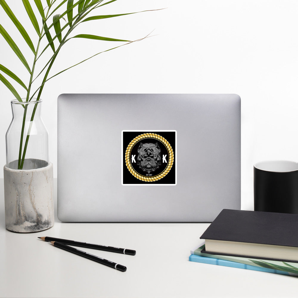 Bubble-free KK stickers