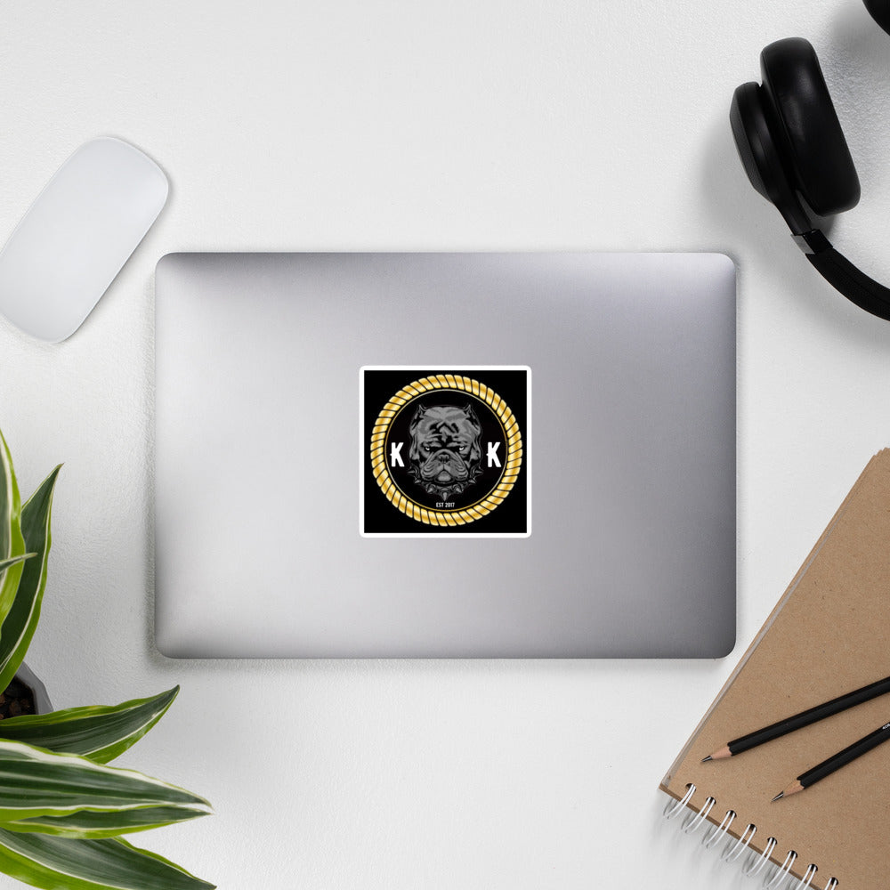 Bubble-free KK stickers